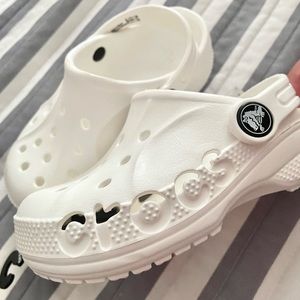Toddler Size 9 Crocs White New with Tags
